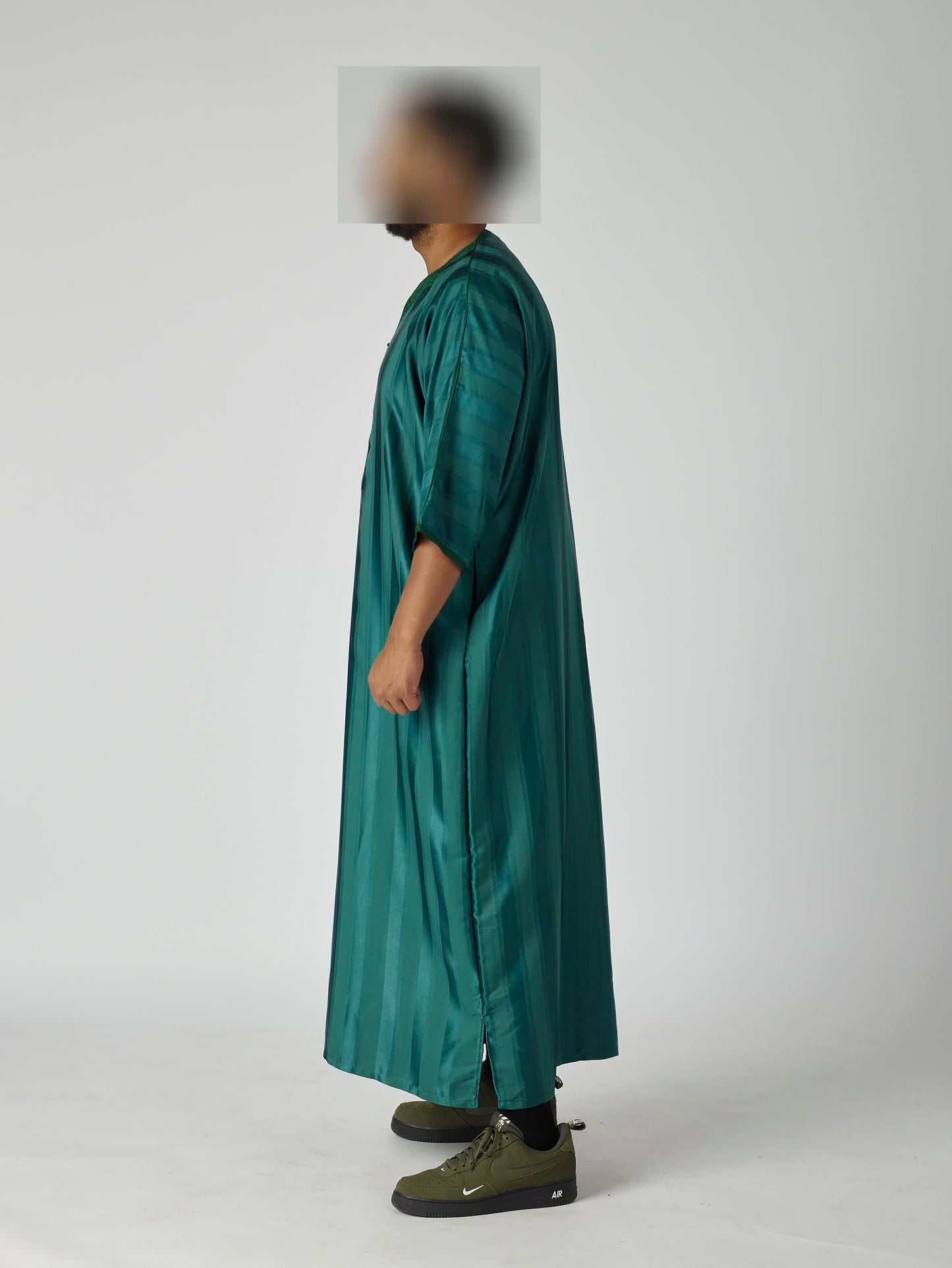 Jawhara Moroccan Gandoura - Royal Green