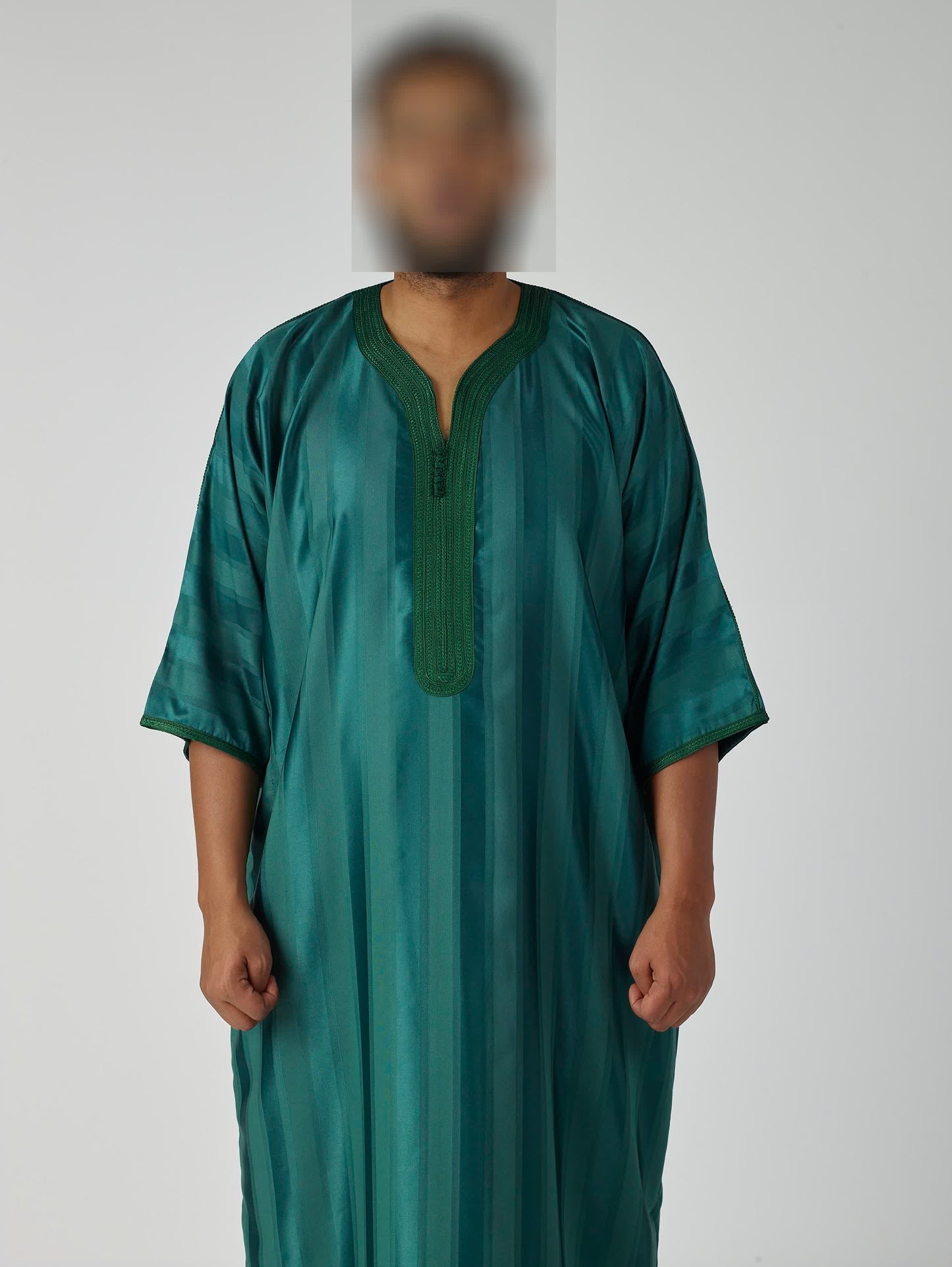 Jawhara Moroccan Gandoura - Royal Green