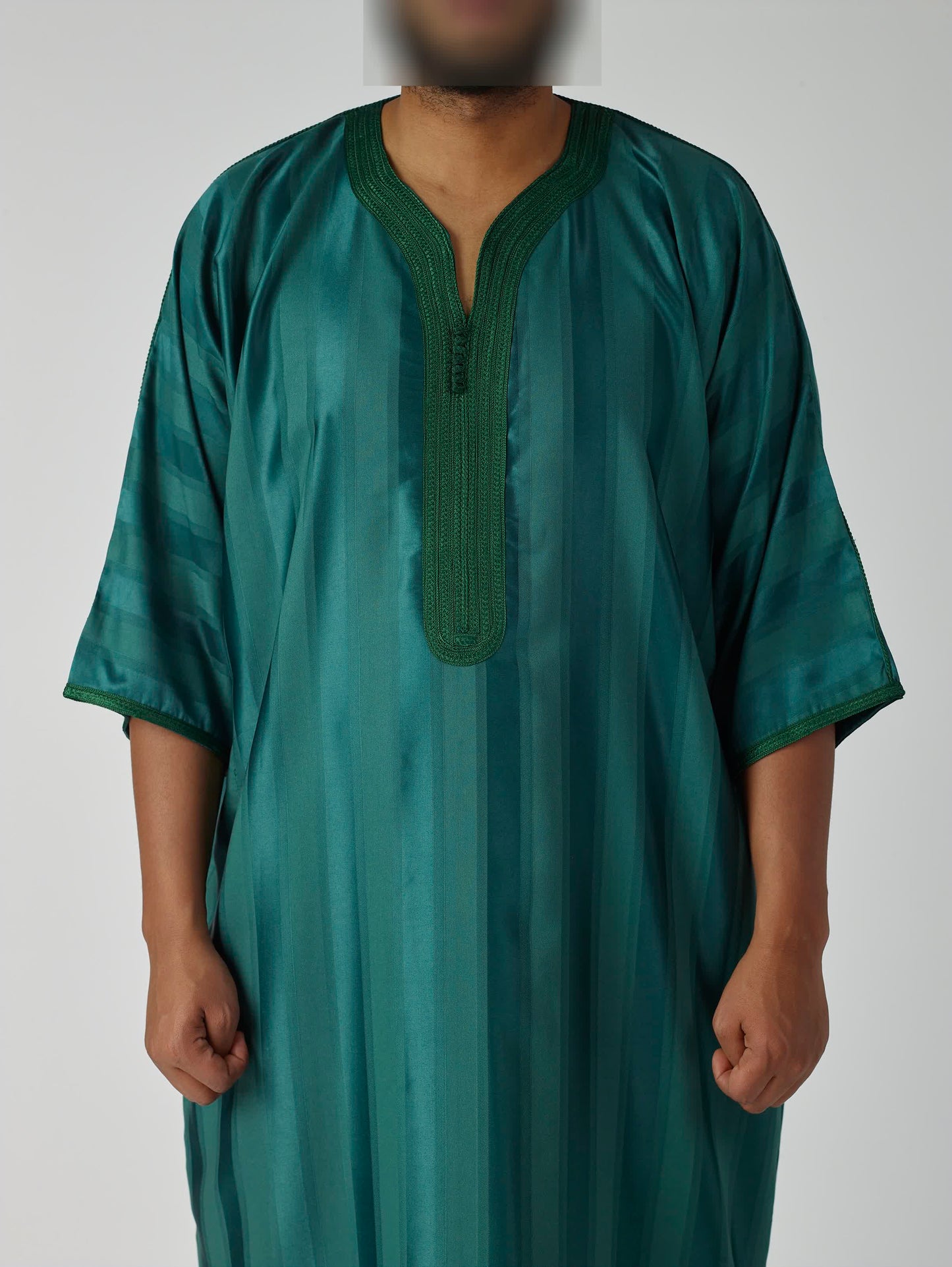 Jawhara Moroccan Gandoura - Royal Green