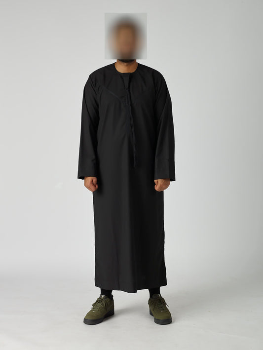 Traditional Emirati Thobe - Black