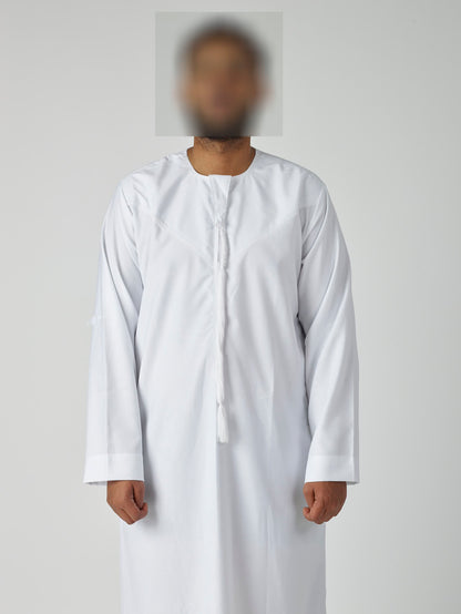 Traditional Emirati Thobe - White