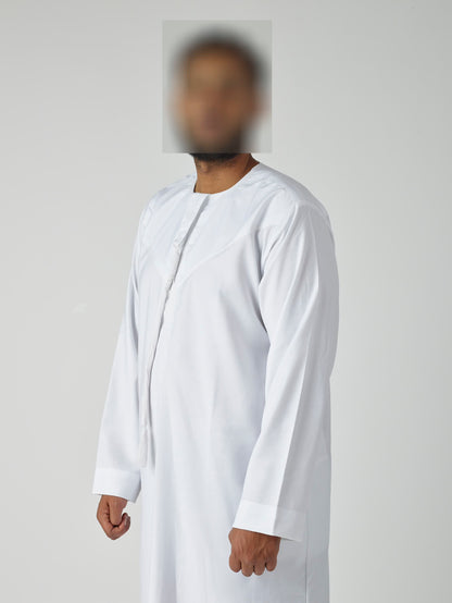 Traditional Emirati Thobe - White