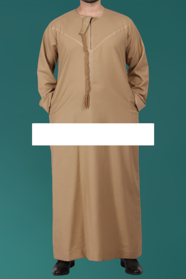 Traditional Emirati Thobe - Gold