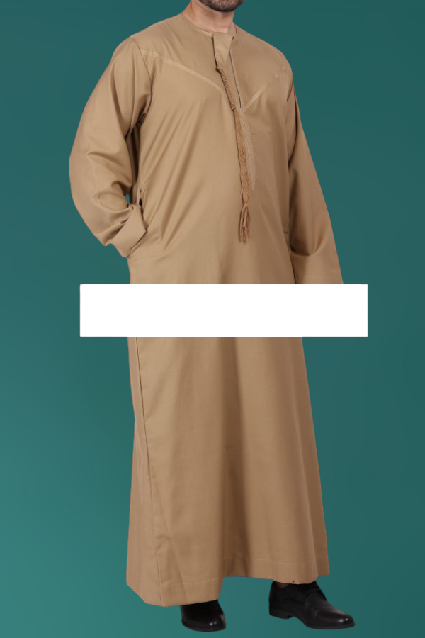 Traditional Emirati Thobe - Gold