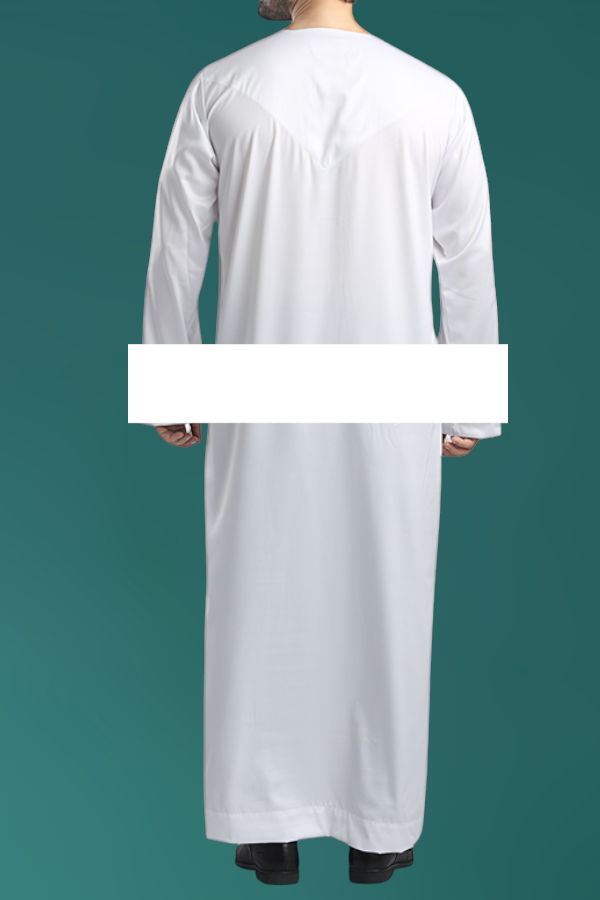 White Traditional Emirati Thobe